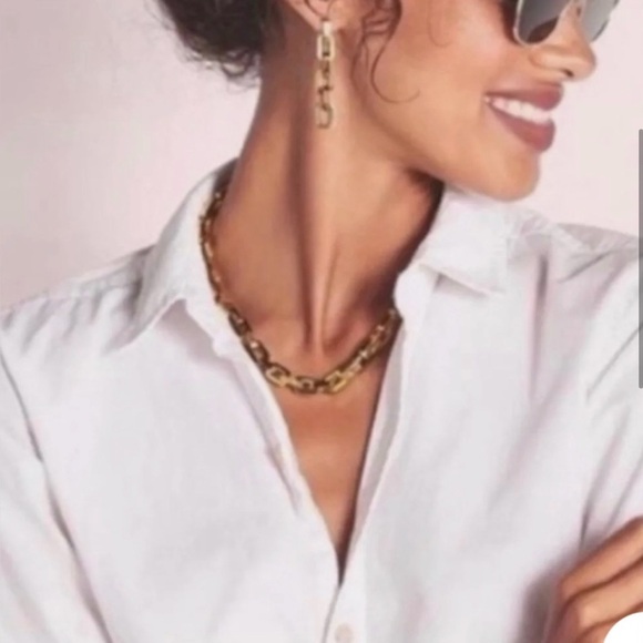 Eddie Borgo NWT Supra Link Necklace in
12K Gold Vermeil Retails $350 Siz… - Picture 6 of 7